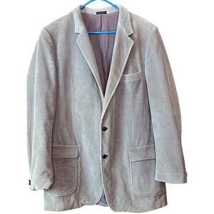 BRAD WHITNEY Mens Wide-Wale Tan Corduroy Western Blazer XL (46) Vintage Poland
